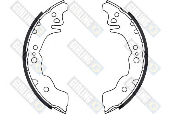 GIRLING 5187509 Тормозные колодоки 