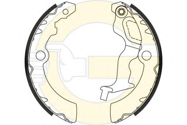 GIRLING 5187929 Тормозные колодоки 