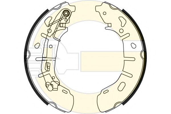 GIRLING 5187999 Тормозные колодоки 