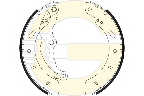 GIRLING 5188069 Тормозные колодоки 