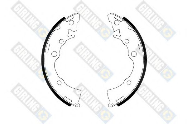GIRLING 5188129 Тормозные колодоки 