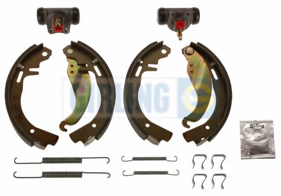 GIRLING 5216029 Тормозные колодоки 