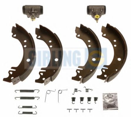 GIRLING 5219543 Тормозные колодоки 