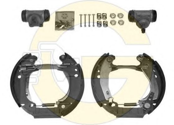 GIRLING 5311113 Тормозные колодоки 