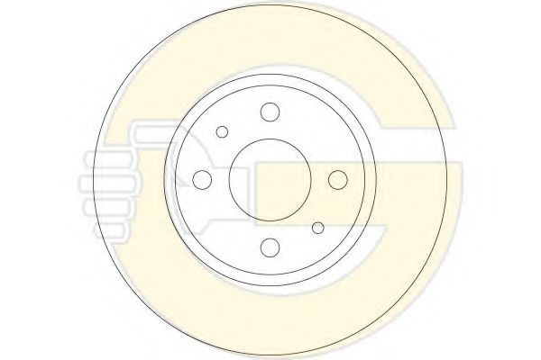 GIRLING 6062313 Тормозной диск для FIAT 500 C (Фиат 500 c) GIRLING 6062313 Тормозной диск для FIAT 500 C (Фиат 500 c)