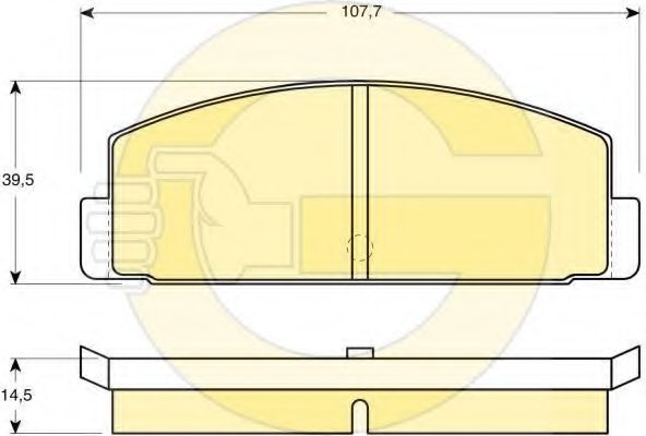 GIRLING 6101849 Тормозные колодки для MITSUBISHI STARION (Митсубиши/митсубиси Старион) GIRLING 6101849 Тормозные колодки для MITSUBISHI STARION (Митсубиши/митсубиси Старион)