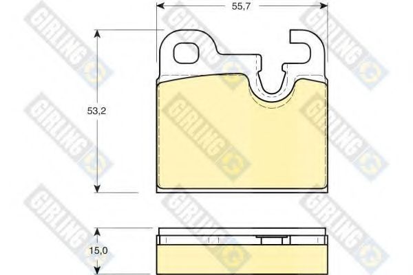 GIRLING 6102592 Тормозные колодки для BMW (Бмв) GIRLING 6102592 Тормозные колодки для BMW (Бмв)