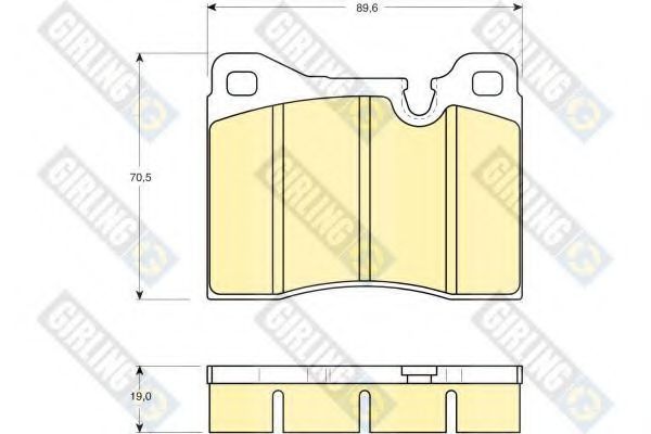 GIRLING 6102612 Тормозные колодки для BMW (Бмв) GIRLING 6102612 Тормозные колодки для BMW (Бмв)