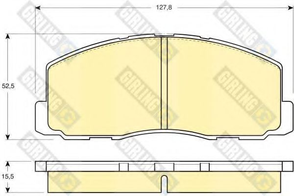 GIRLING 6103559 Тормозные колодки для MITSUBISHI ETERNA IV (Митсубиши/митсубиси Этэрна иv) GIRLING 6103559 Тормозные колодки для MITSUBISHI ETERNA IV (Митсубиши/митсубиси Этэрна иv)