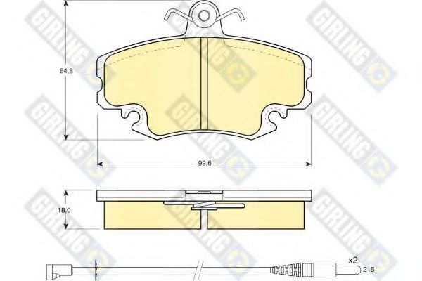 GIRLING 6104001 Тормозные колодки для DACIA SOLENZA (Дача Солэнза) GIRLING 6104001 Тормозные колодки для DACIA SOLENZA (Дача Солэнза)