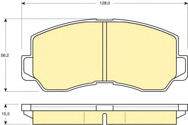 GIRLING 6107859 Тормозные колодки для MITSUBISHI MONTERO (Митсубиши/митсубиси Монтэро) GIRLING 6107859 Тормозные колодки для MITSUBISHI MONTERO (Митсубиши/митсубиси Монтэро)