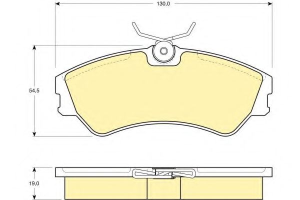 GIRLING 6108621 Тормозные колодки для VOLKSWAGEN (Фольксваген) GIRLING 6108621 Тормозные колодки для VOLKSWAGEN (Фольксваген)