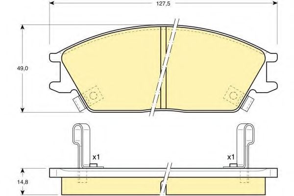 GIRLING 6108939 Тормозные колодки для HYUNDAI EXCEL (Хендай Эxcэл) GIRLING 6108939 Тормозные колодки для HYUNDAI EXCEL (Хендай Эxcэл)