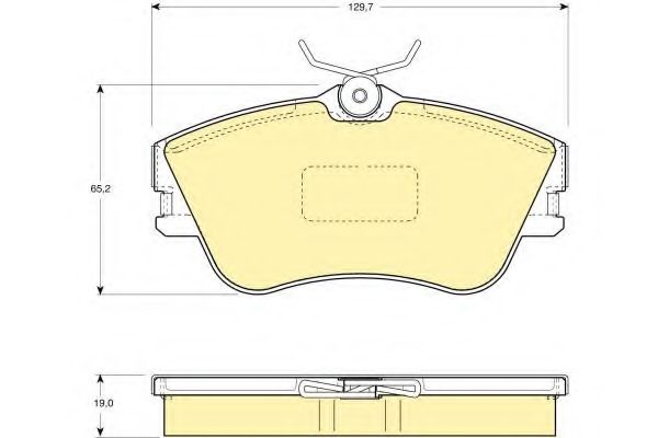 GIRLING 6110921 Тормозные колодки для VOLKSWAGEN (Фольксваген) GIRLING 6110921 Тормозные колодки для VOLKSWAGEN (Фольксваген)