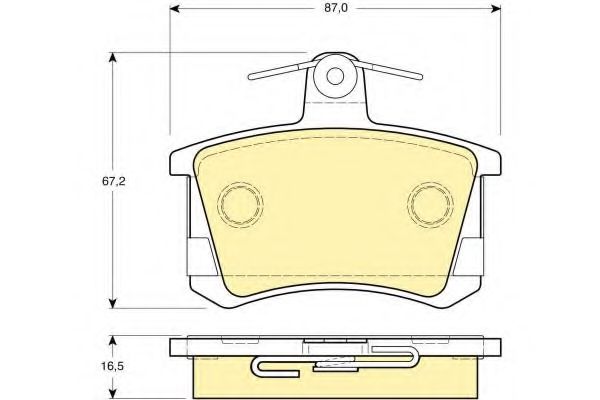 GIRLING 6111631 Тормозные колодки для AUDI 90 (Ауди 90) GIRLING 6111631 Тормозные колодки для AUDI 90 (Ауди 90)