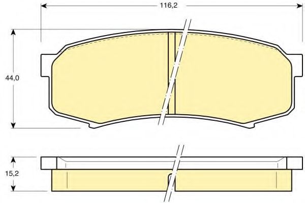 GIRLING 6111829 Тормозные колодки для TOYOTA (FAW) PRADO (Тойота/тоета (фав) Прадо) GIRLING 6111829 Тормозные колодки для TOYOTA (FAW) PRADO (Тойота/тоета (фав) Прадо)