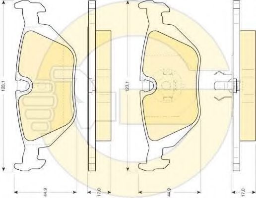 GIRLING 6111892 Тормозные колодки для BMW (Бмв) GIRLING 6111892 Тормозные колодки для BMW (Бмв)