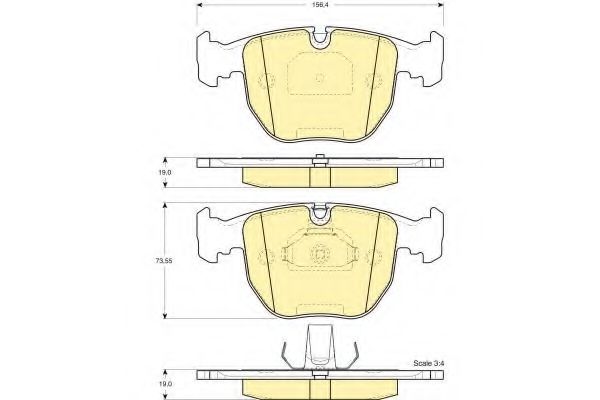 GIRLING 6112612 Тормозные колодки для BMW (Бмв) GIRLING 6112612 Тормозные колодки для BMW (Бмв)