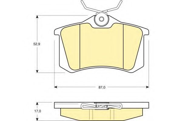 GIRLING 6113301 Тормозные колодки для SEAT TOLEDO (Сеат Толэдо) GIRLING 6113301 Тормозные колодки для SEAT TOLEDO (Сеат Толэдо)