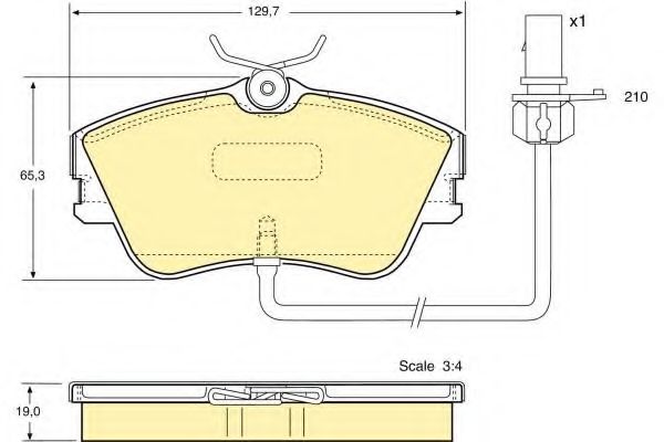 GIRLING 6113671 Тормозные колодки для VOLKSWAGEN (Фольксваген) GIRLING 6113671 Тормозные колодки для VOLKSWAGEN (Фольксваген)