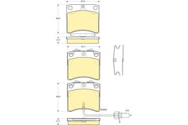 GIRLING 6113681 Тормозные колодки для VOLKSWAGEN (Фольксваген) GIRLING 6113681 Тормозные колодки для VOLKSWAGEN (Фольксваген)