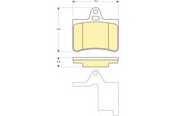GIRLING 6114509 Тормозные колодки для CITROËN C5 II (CитроËн С5 2) GIRLING 6114509 Тормозные колодки для CITROËN C5 II (CитроËн С5 2)