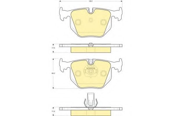 GIRLING 6115302 Тормозные колодки для BMW (Бмв) GIRLING 6115302 Тормозные колодки для BMW (Бмв)