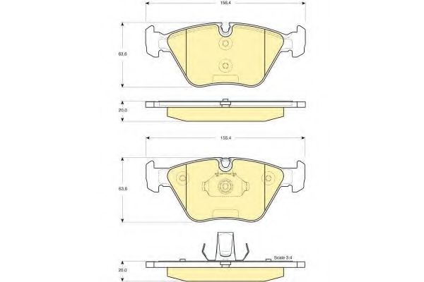 GIRLING 6115312 Тормозные колодки для BMW (Бмв) GIRLING 6115312 Тормозные колодки для BMW (Бмв)