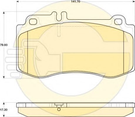 GIRLING 6118229 Тормозные колодки для MERCEDESBENZ (Мерседес бенц) GIRLING 6118229 Тормозные колодки для MERCEDESBENZ (Мерседес бенц)