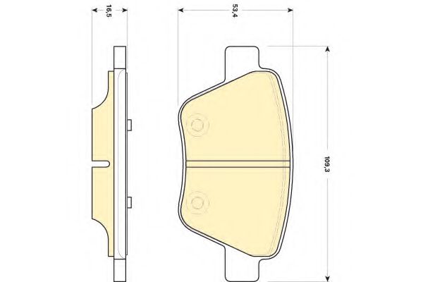 GIRLING 6118414 Тормозные колодки для SKODA SUPERB (Шкода Суперб) GIRLING 6118414 Тормозные колодки для SKODA SUPERB (Шкода Суперб)