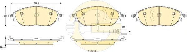 GIRLING 6119184 Тормозные колодки для VOLKSWAGEN (Фольксваген) GIRLING 6119184 Тормозные колодки для VOLKSWAGEN (Фольксваген)