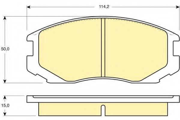 GIRLING 6130469 Тормозные колодки для PROTON COMPACT (Протон Cомпаcт) GIRLING 6130469 Тормозные колодки для PROTON COMPACT (Протон Cомпаcт)