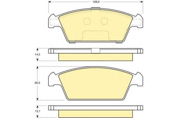 GIRLING 6131089 Тормозные колодки для DAEWOO (Дэу) GIRLING 6131089 Тормозные колодки для DAEWOO (Дэу)
