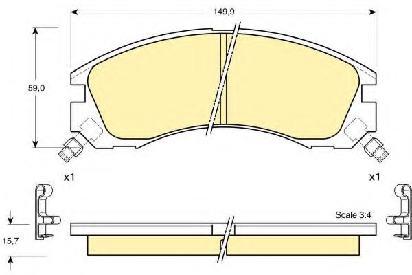GIRLING 6132009 Тормозные колодки для MITSUBISHI CHALLENGER (Митсубиши/митсубиси Чаллэнгэр) GIRLING 6132009 Тормозные колодки для MITSUBISHI CHALLENGER (Митсубиши/митсубиси Чаллэнгэр)