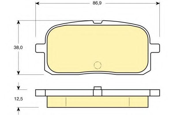 GIRLING 6132259 Тормозные колодки для TOYOTA PASEO (Тойота/тоета Пасэо) GIRLING 6132259 Тормозные колодки для TOYOTA PASEO (Тойота/тоета Пасэо)
