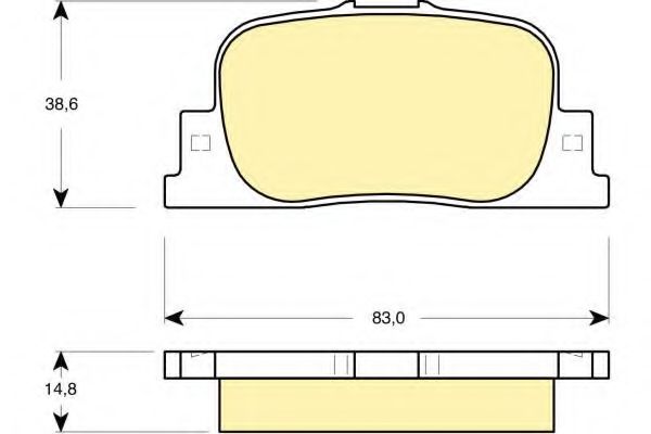 GIRLING 6132789 Тормозные колодки для TOYOTA (FAW) COROLLA EX (Тойота/тоета (фав) Cоролла эx) GIRLING 6132789 Тормозные колодки для TOYOTA (FAW) COROLLA EX (Тойота/тоета (фав) Cоролла эx)
