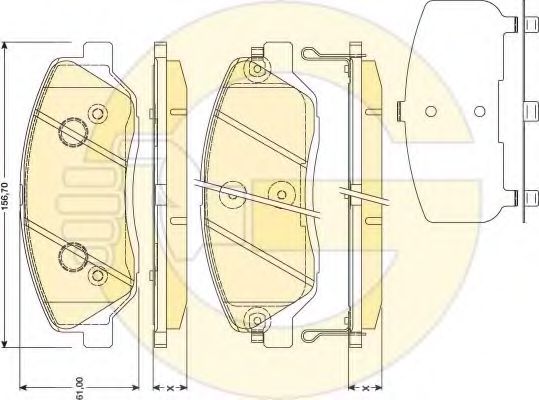 GIRLING 6134189 Тормозные колодки для SSANGYONG KORANDO SPORTS II (Сан-янг/санянг Корандо спорц 2) GIRLING 6134189 Тормозные колодки для SSANGYONG KORANDO SPORTS II (Сан-янг/санянг Корандо спорц 2)