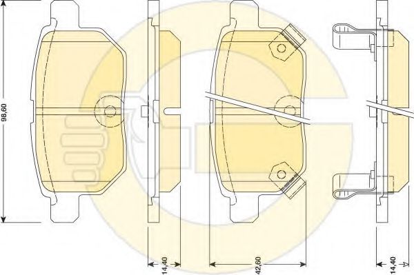 GIRLING 6134549 Тормозные колодки для TOYOTA (FAW) PRIUS (Тойота/тоета (фав) Приус) GIRLING 6134549 Тормозные колодки для TOYOTA (FAW) PRIUS (Тойота/тоета (фав) Приус)