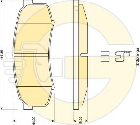 GIRLING 6134649 Тормозные колодки для TOYOTA-FAW (Тойота/тоета-фав) GIRLING 6134649 Тормозные колодки для TOYOTA-FAW (Тойота/тоета-фав)