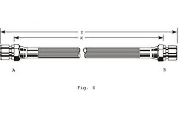 GIRLING 9001104 Тормозной шланг для OPEL KADETT C (Опель Кадэтт c) GIRLING 9001104 Тормозной шланг для OPEL KADETT C (Опель Кадэтт c)
