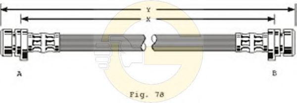 GIRLING 9001185 Тормозной шланг для HONDA (Хонда) GIRLING 9001185 Тормозной шланг для HONDA (Хонда)