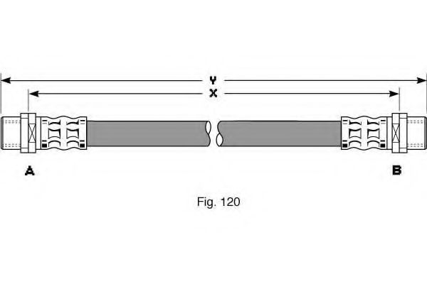 GIRLING 9001294 Тормозной шланг для AUDI A4 (Ауди А4) GIRLING 9001294 Тормозной шланг для AUDI A4 (Ауди А4)