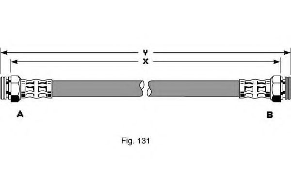GIRLING 9001317 Тормозной шланг для FIAT (Фиат) GIRLING 9001317 Тормозной шланг для FIAT (Фиат)