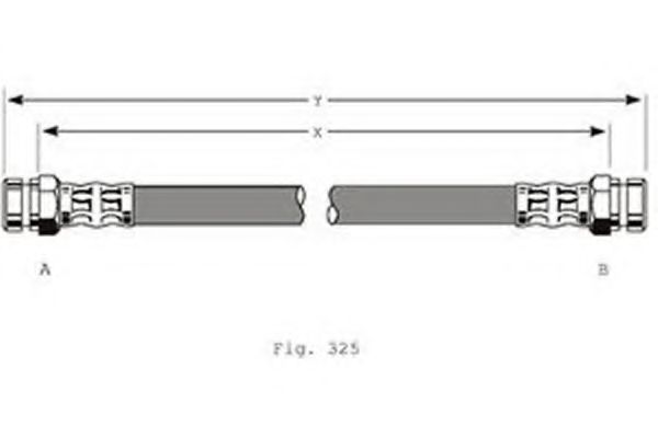 GIRLING 9001354 Тормозной шланг для VOLKSWAGEN CADDY II (Фольксваген Кадди 2) GIRLING 9001354 Тормозной шланг для VOLKSWAGEN CADDY II (Фольксваген Кадди 2)