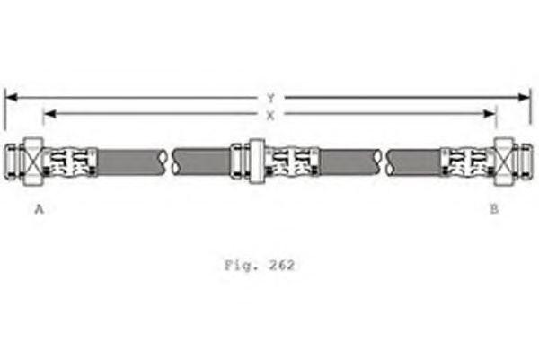 GIRLING 9001366 Тормозной шланг для SUZUKI (Сузуки) GIRLING 9001366 Тормозной шланг для SUZUKI (Сузуки)
