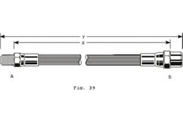 GIRLING 9002205 Тормозной шланг для ALFA-ROMEO (Алфа-ромэо) GIRLING 9002205 Тормозной шланг для ALFA-ROMEO (Алфа-ромэо)