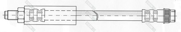 GIRLING 9002403 Тормозной шланг для RENAULT VEL SATIS (Рено Вел сатис) GIRLING 9002403 Тормозной шланг для RENAULT VEL SATIS (Рено Вел сатис)