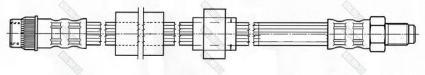 GIRLING 9002483 Тормозной шланг для RENAULT MEGANE II (Рено Меган 2) GIRLING 9002483 Тормозной шланг для RENAULT MEGANE II (Рено Меган 2)