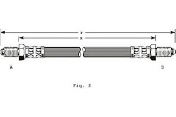 GIRLING 9003134 Тормозной шланг для FORD (Форд) GIRLING 9003134 Тормозной шланг для FORD (Форд)