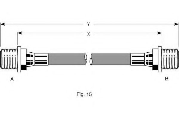 GIRLING 9003185 Тормозной шланг для SUZUKI (Сузуки) GIRLING 9003185 Тормозной шланг для SUZUKI (Сузуки)